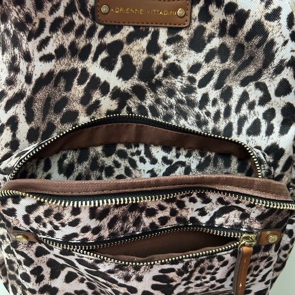 Adrienne Vittadini Cheetah Print Backpack - Picture 4 of 7